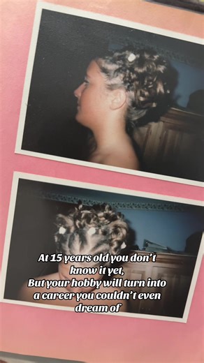 Styling hair in middle school & highschool for friends before dances, who would have thought all these years later it would give me a life I couldn’t imagine! . . . #hairstylist #celebrityhairstylist #nostolgia #myyoungerself #hairtok