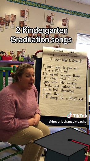 ABCya later came from you tube — we just added motions. I don’t want to grow up is the Toys R Us theme song. #kindergartengraduation #graduationsongs