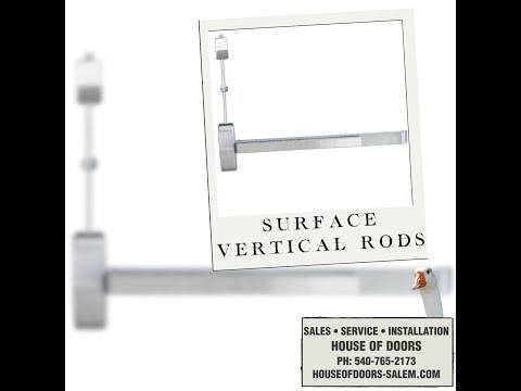 Surface vertical rod exit devices IN STOCK at House of Doors