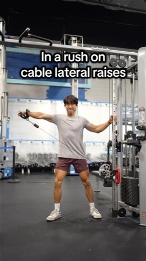 How to do Cable Lateral Raises when you’re in a rush