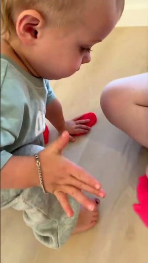#ad This kept both of them busy for once — I’ll take the win! Loving the PLAY-DOH Disney Junior