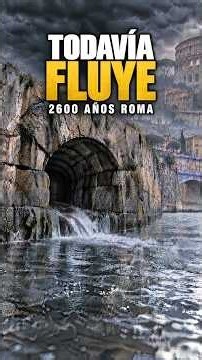 La Alcantarilla de Roma Todavía Funciona — 2 600 Años Después #historia #history
