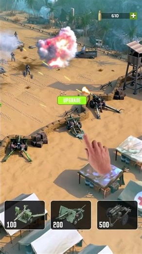 Ultimate Desert Defense! 🚀 Heavy Artillery vs Tanks 💥