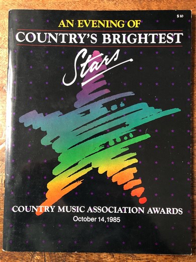 October 14, 1985 Country Music Association Awards Program, "an Evening of Country's Brightest Stars", Rare Magazine, Collectible, CMA Awards - Etsy