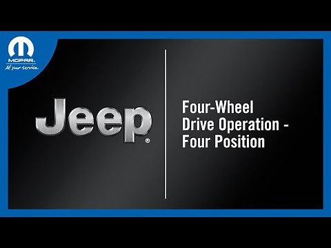 Four Wheel Drive Operation - Four Position | How To | 2023 Jeep Wrangler/Gladiator