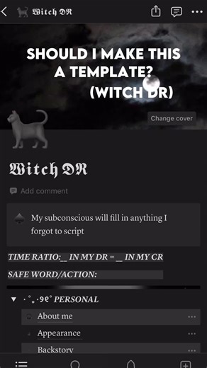 I’ll probably make this a template but would you like it? #fyp #fyy #foryoupage #foryou #shifttok #shiftingrealities #witchdr #witchshifting #scripttemplate