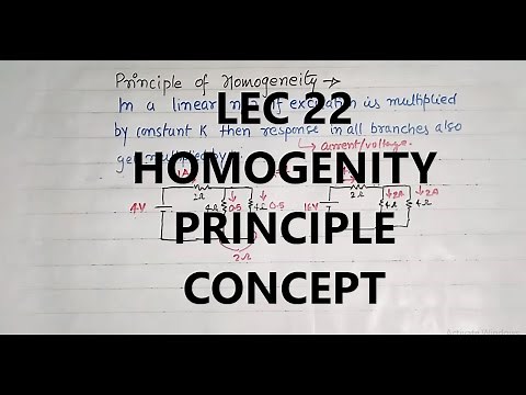 Network Theory 22 | Homogeneity principle | GATE/IES | Homogenity theorem |