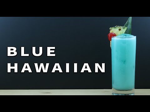 How To Make The Blue Hawaiian - Booze On The Rocks