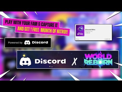 Discord's Secret 1 Month FREE Nitro Promotion (WordReborn X Discord Nitro)