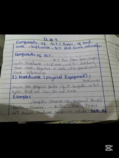 components of the ict #hardware #software #types of software