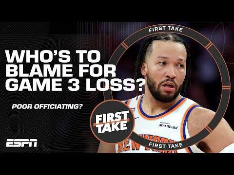 Stephen A. credits Knicks’ Game 3 loss to Jalen Brunson 😳 | First Take
