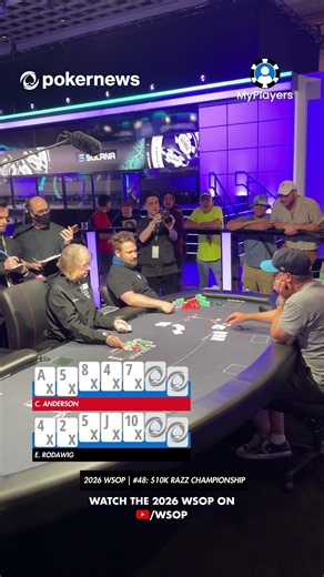 🏆THE WINNING HAND! Calvin Does It Again In Razz! #wsop2026 #pokernews