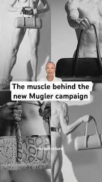 MUGLER MUSCLE #fashion #handbags