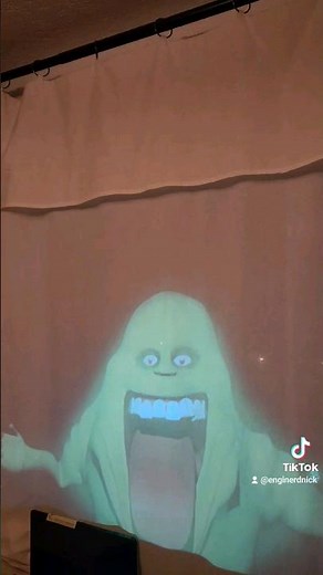 Halloween Window Projection Effect