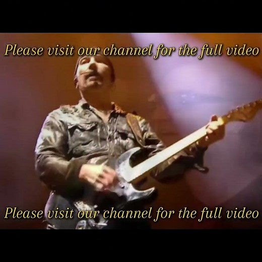 U2, Where The Streets Have No Name #shorts #short