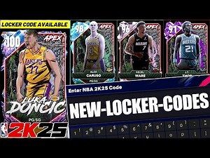 Hurry and Use the New Locker Codes for a Guaranteed Free Player! 2K DO BETTER! NBA 2K25 MyTeam