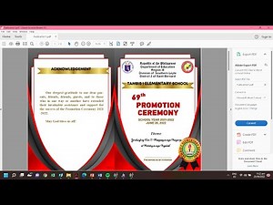 Grade 1-5 Recognition/Promotional Sample Program (Booklet Style) w/ Softcopy