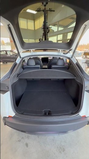 2026 Tesla Model Y Juniper — Trunk & Cargo Space in Pearl White