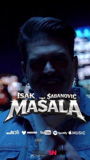 🎶Isak Šabanović 🎶 | 𝐌𝐀Š𝐀𝐋𝐀 • OUT NOW na #idjvideos YouTube kanalu #isaksabanovic #masala @sneak_media | Instagram