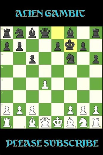 Chachemate your opponent in 11 moves with this brilliant gambit | Alien Gambit #chess #chesskings