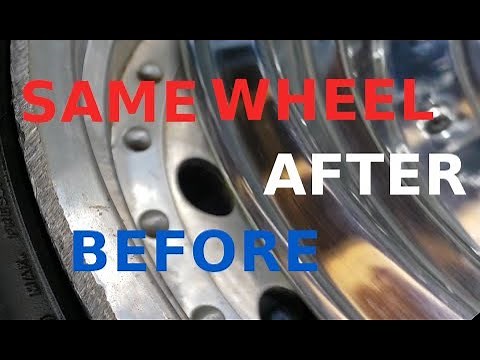 How to fix Curb Rash and Polish aluminum rims without Painting for your OBS Ford