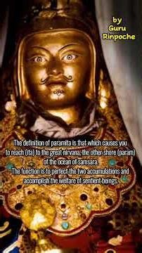 The definition of paramita