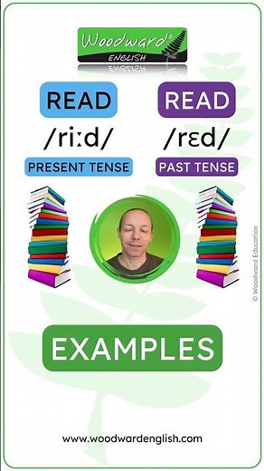 English Pronunciation of READ in the PRESENT tense and the PAST tense #ESOL