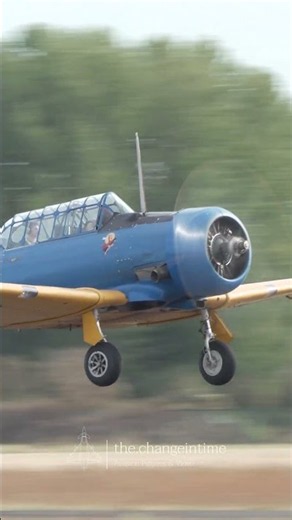 This T-6 Takes Off Beautifully 🔥#t6 #warbird #warbirds