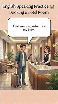 Booking a Hotel Room 🏨 | English Speaking Practice | Real-Life Conversation #englishpractice