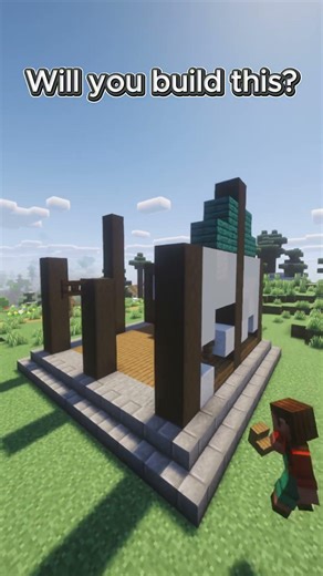 Easy Minecraft Starter Japanese House! 🏯