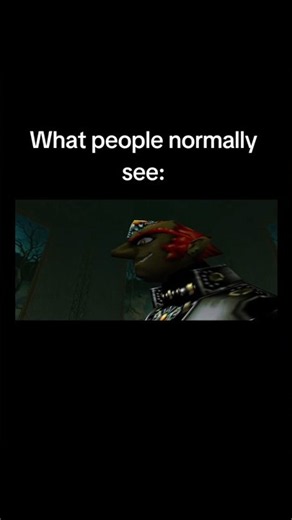 Secret Ganondorf Knowledge #nintendo #gaming #zelda
