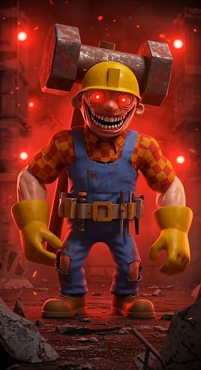 "Don’t watch Bob the Builder at 3AM… 😨🔨 #horror