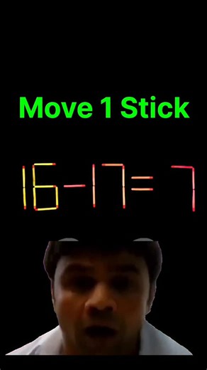 Riddles To Mind Blown on Instagram: "Move only one stick to make equation correct Matchstick Puzzle #reels #instagram #puzzle #mindteaser"