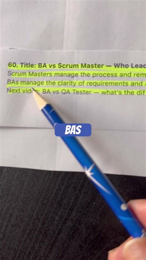 BA vs Scrum Master — Who Leads the Team?