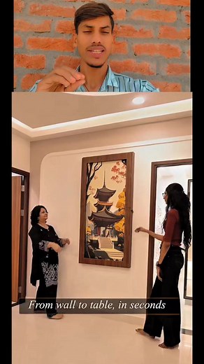 Hide Table #Table #hide #Furniture #Facebook #reels #explore #tips #followersシ゚ #idea | Sohan Sahani Gyn