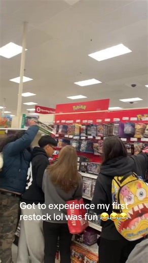 First restock lol didn’t disappoint #fyp #pokemon #target #foryoupage | restock