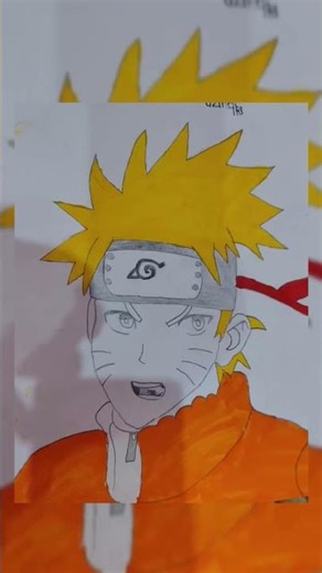 Anime drawing⚡✏️ #anime #homemadepapercraft #drawingtechniques#drawingstyles #animecharacterdrawing