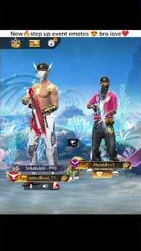 New🔥 step up event emotes 😍 5k rupees redeem code 😱 ‪@sakkubhai_yt‬