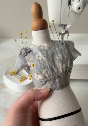 Making a Miniature Dress: Sew With Me!