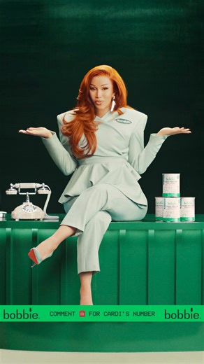 Bobbie on Instagram: "The B is for Bobbie. That’s right, @iamcardib is a Bobbie Mom, and she’s our new Chief Confidence Officer. 💅🏾 Moms deserve to feel confident they’ll deliver their babies safely, parents deserve to feel confident they’ll have protected paid family leave, and everyone deserves to feel confident they can feed their babies without judgement. Cardi Bobbie’s first order of business: Sounding off to Congress about how the lack of paid leave and the maternal health crisis has imp