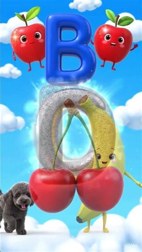 B for Ball? No! 🍒 B for Berry | ABC Alphabet Song for Kids #shorts
