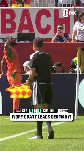 IVORY COAST TAKES THE LEAD OVER GERMANY!