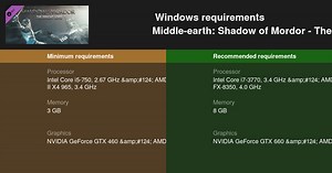 Middle-earth: Shadow of Mordor - The Bright Lord System Requirements — Can I Run Middle-earth: Shadow of Mordor - The Bright Lord on My PC?