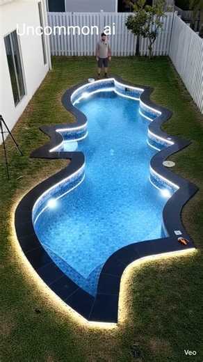 I Built a Giant Bat Cave Pool in My Backyard#pool#viral .