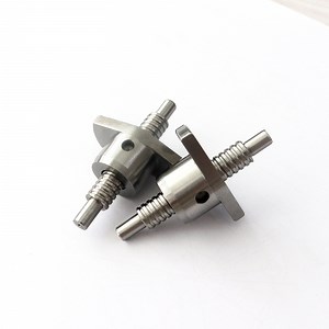 [Hot Item] CNC Lead Screw Rotating Nut Rolled Round Ballscrew 0802 Precision Ground Ball Screw
