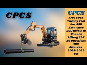 Ace Your A58 Excavator Test (Below 10 Tonnes)! Free UK Practice (26 Q&A - 2024)