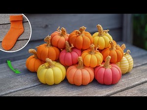 Amazing Idea😍Realistic Pumpkin in 20 minutes🎃Autumn decor and quick gift🍂