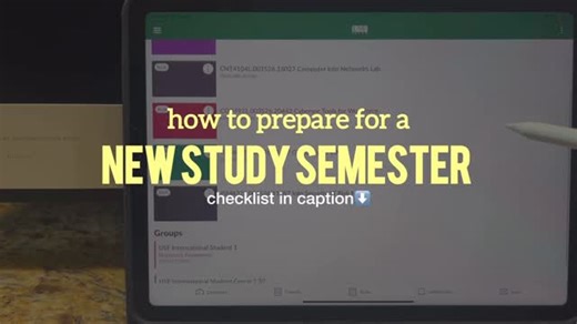 karishma♡ on Instagram: "new semester reset (save this 🤍) ACADEMICS • download & read syllabi • add all deadlines to one planner and your calendar • mark important career fairs, conferences & networking events • choose ONE note-taking system (GoodNotes, Notion, or handwritten) • download textbooks / PDFs in advance MENTAL • reflect on last semester (what worked / what didn’t) • set intentions, not pressure • pick a one-word theme (consistency, balance, calm) • remember: progress > perfection PH