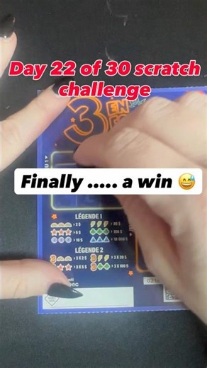 FINALLY… A WIN! 😅 Day 22 Scratch Challenge #casino