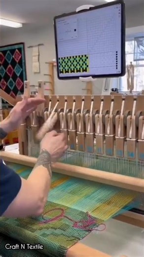 Smart Handloom Technology Beginners। #handloom #weavers #weaving #textile #smartloom